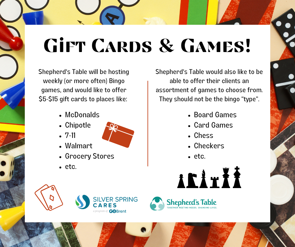 Gift Cards and Games! - Go Brent